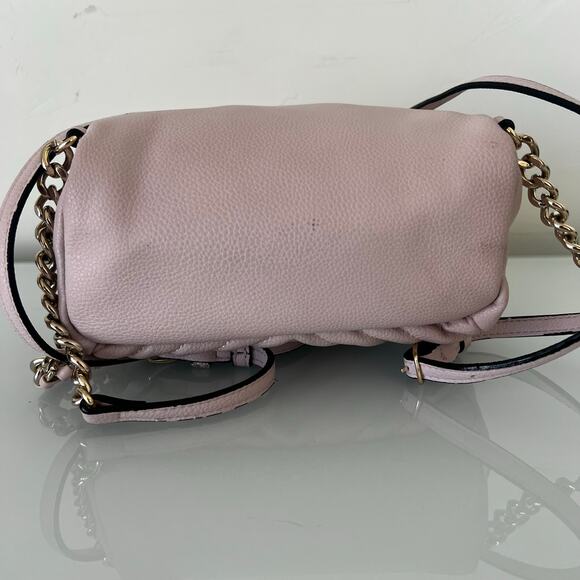 Victoria's Secret V-Quilt City Mini Backpack Purse Adjustable Straps Pink - Picture 3 of 11